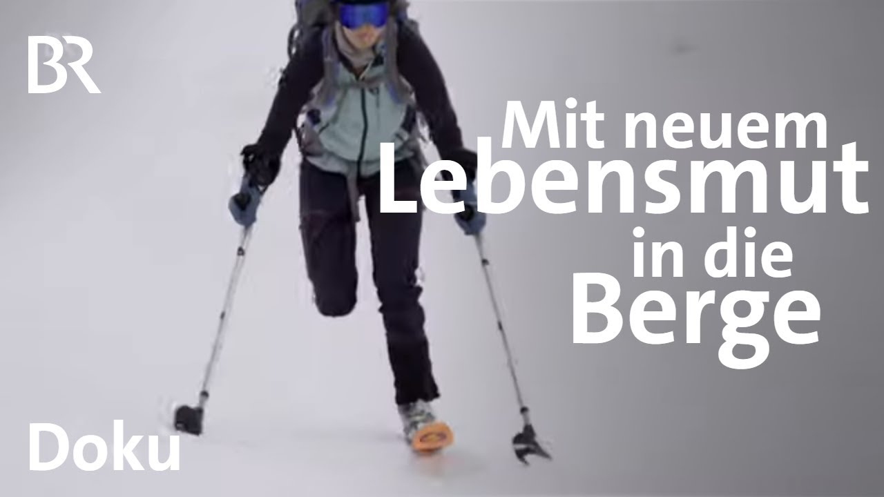 Jacqueline Fritz:  Mit einem Bein auf Skitour | Bergauf-Bergab | Doku | BR