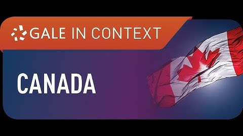 GALE in Context: Featured Topics (3:40)