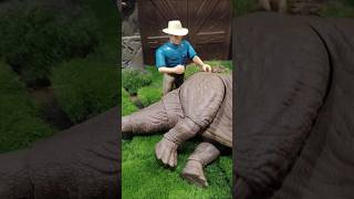 Classic Kenner Jurassic Park Figures next to Hammond Collection Tricera Tops #shorts #jurassicpark