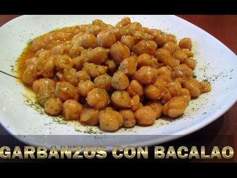 Garbanzos con bacalao