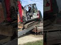 how to unload excavator from tipper #how #howto #tricks #truck #tipper #excavator #skills #work