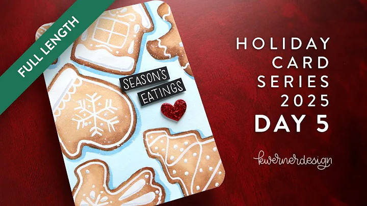 LIVE REPLAY - Holiday Card Series 2025 - Day 5 - Watercolor Holiday Card with Minimal Supplies