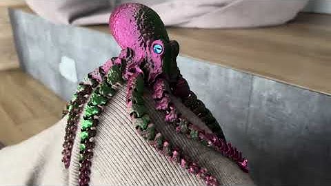 Unboxing the Ultimate 3D Printed Octopus: Your New Favorite Toy!