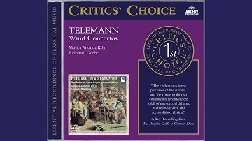 Telemann: Concerto in D Major for Transverse Flute, Strings and Basso Continuo: II. Allegro