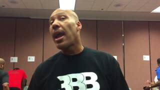 Lavar Ball Post Game Interview At Zion Williamson Vs Lamelo Ball Game