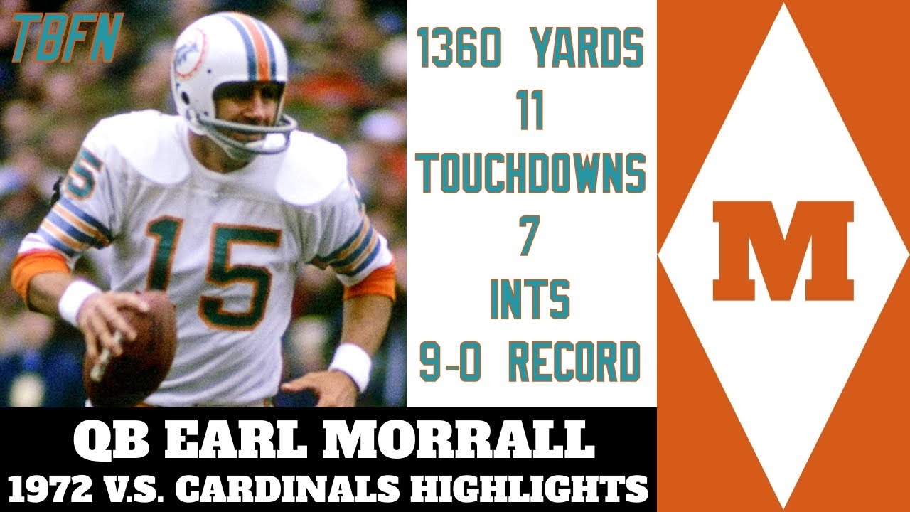 QB Earl Morrall and the Offensive 1972 Highlights V.S. St. Louis ...