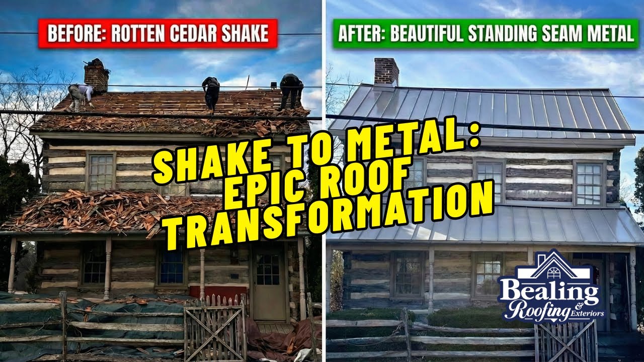 FROM ROTTING CEDAR TO METAL MASTERPIECE: Roof Transformation & Inspection