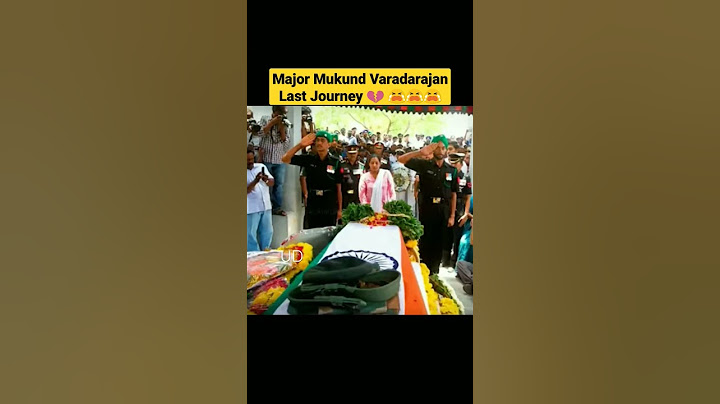 Major Mukund Varadarajan Last Journey💔😭 #Shorts #short #trendingshorts #ytshort #amaran #majormukund