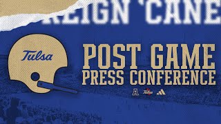 Postgame Press Conference | Tulsa vs Army