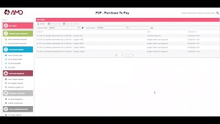 Purchase to Pay (P2P) DEMO in Arabic