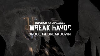 Rebelway Fx Challenge - Drool Simulation