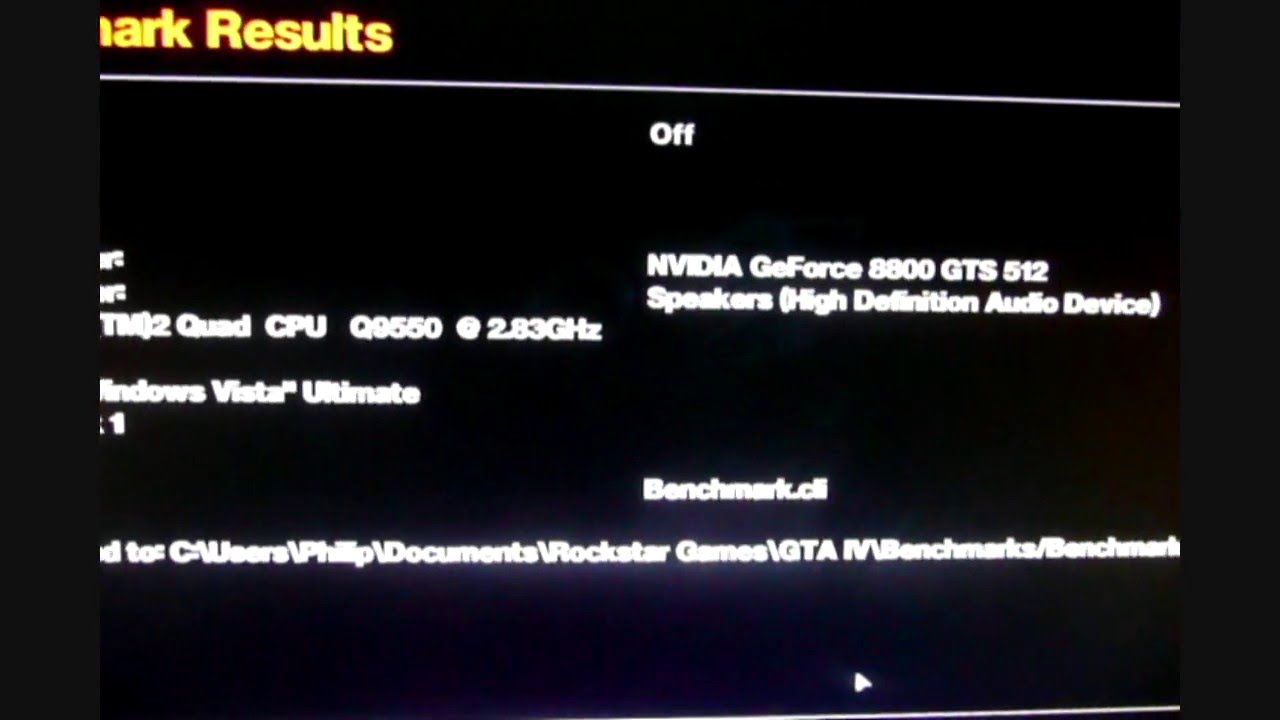 GTA IV MAXED, on Q9550, 8800gts, 780i HD!