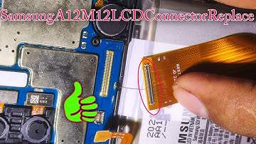 Samsung Galaxy A12 Broken Flex Fpc Connector Repair✅ Samsung M12 Lcd connector Replace