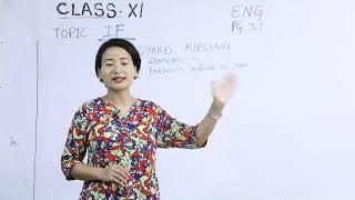 Class 11 English 8 Sept 2020 Topic : IF By Rudyard Kipling
