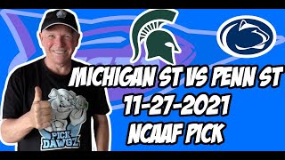 Michigan State vs Penn State 11/27/21 Free College Football Picks and Predictions Week 13