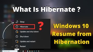 Windows 10 Resume from Hibernation | What is Hibernate ?