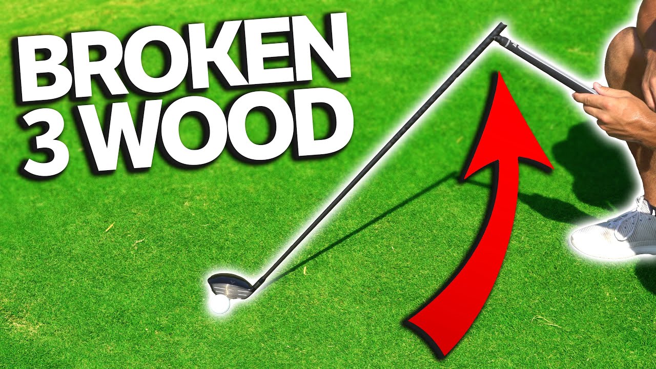 Playing Golf With A BROKEN 3 WOOD!! INSANE CHALLENGE** YouTube