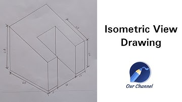 Isometric View Drawing (Part-1) (26) | Engineering Drawing | Orthographic Projections