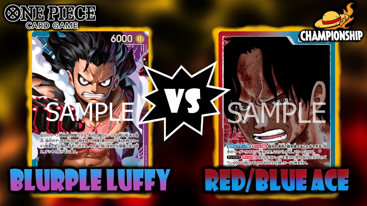 One Piece TCG: Анализ турнирной игры 3 на 3 в формате East OP-13 (UP Luffy VS RU Ace)