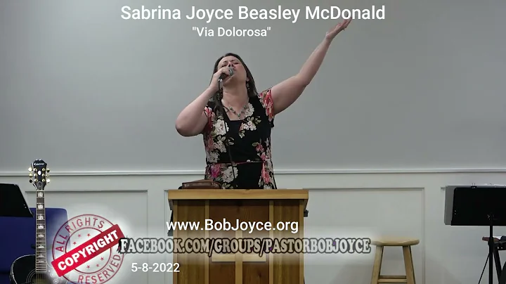 Sabrina Joyce Beasley McDonald Sings Via Dolorosa
