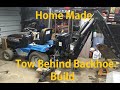 Home Made Tow Behind Backhoe Build