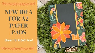 Quick Stash Busting Card Idea | A2 or 8.5x11 Paper Busting