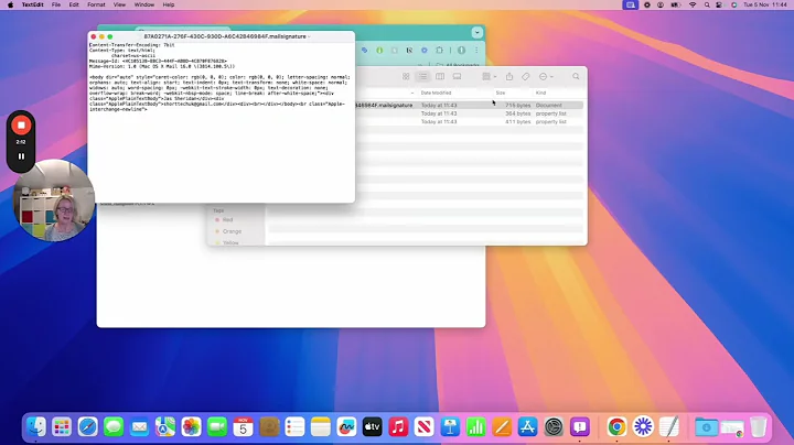 Setup html email signature in Apple Mail in 2024 📧