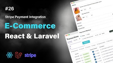 React & Laravel E-Commerce Project #26 | Stripe Payment Integration | PHP Tech Life Hindi