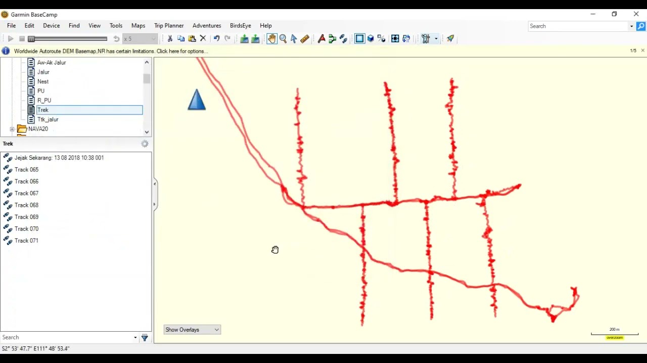 Video 2: Cara Memindahkan Data GPS ke Laptop Dengan Menggunakan Garmin Basecamp