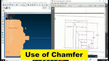 Use of Chamfer with G01 -  CNC Turning