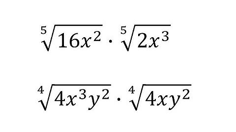 Multiply Two Radicals with Variables (Index 4 and 5) Perfect Roots
