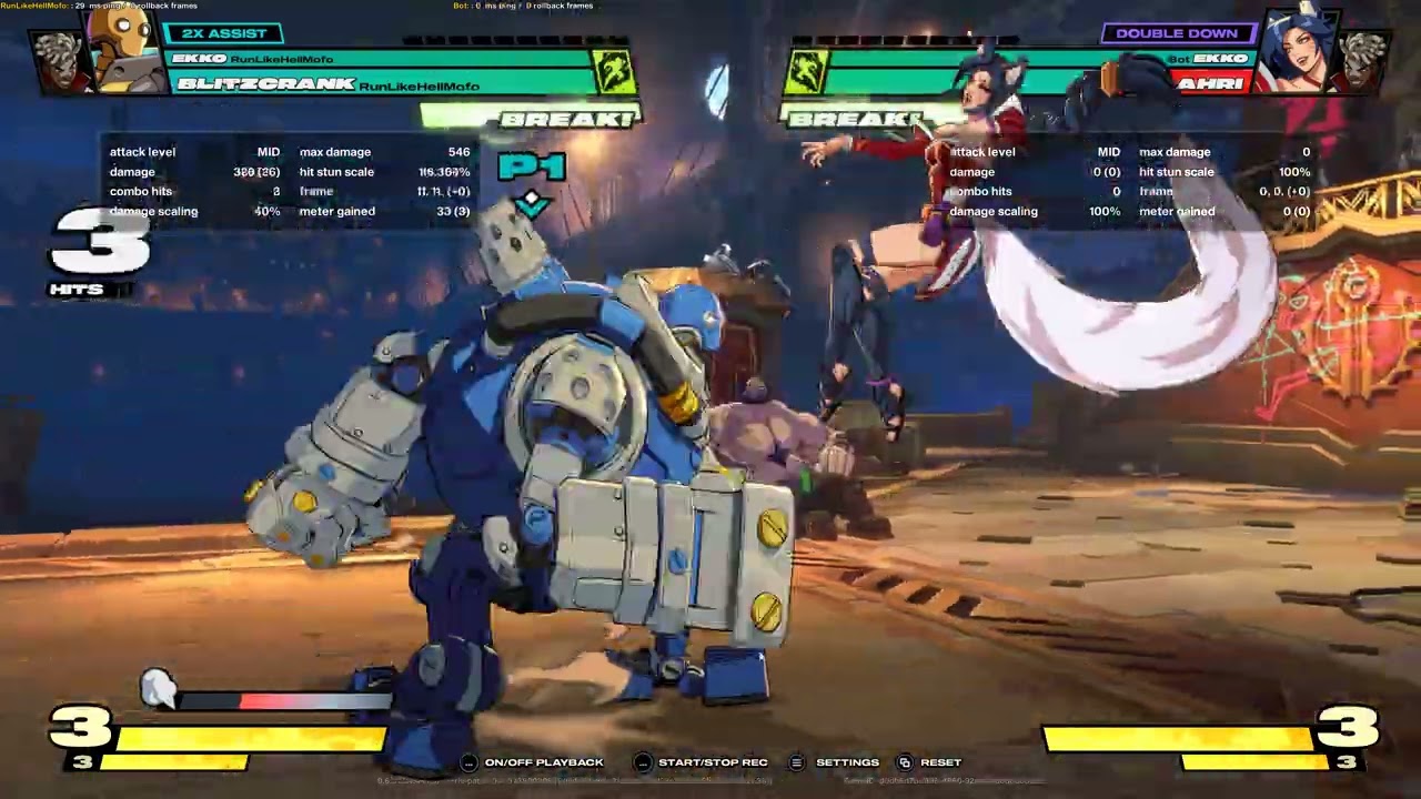 2XKO Blitz commandgrab + Ekko