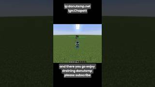 how to make drain machine on donutsmp