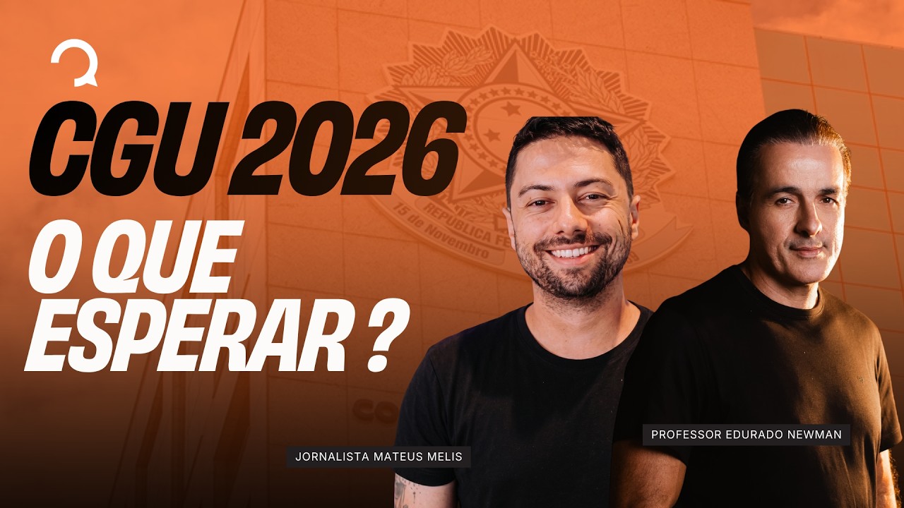 🚨 CGU 2026: o novo edital está mais perto do que você imagina?