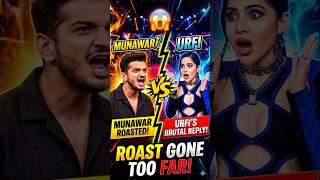 Munawar vs Urfi 😱 Savage Roast Gone Too Far! #Shorts