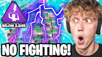 I Hosted a NO FIGHTING Tournament In SEASON 4 Fortnite! (No Weapons)