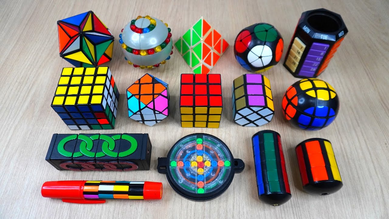MEGA UNBOXING de 15 CUBOS de RUBIK VINTAGE