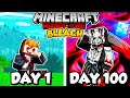 I Survived 100 DAYS in Bleach Minecraft!