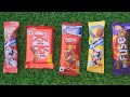 Satisfying Video Asmr Unboxing GIANT Sweets Chocolate and Rainbow Lollipops with Candy Cutting Asmr.