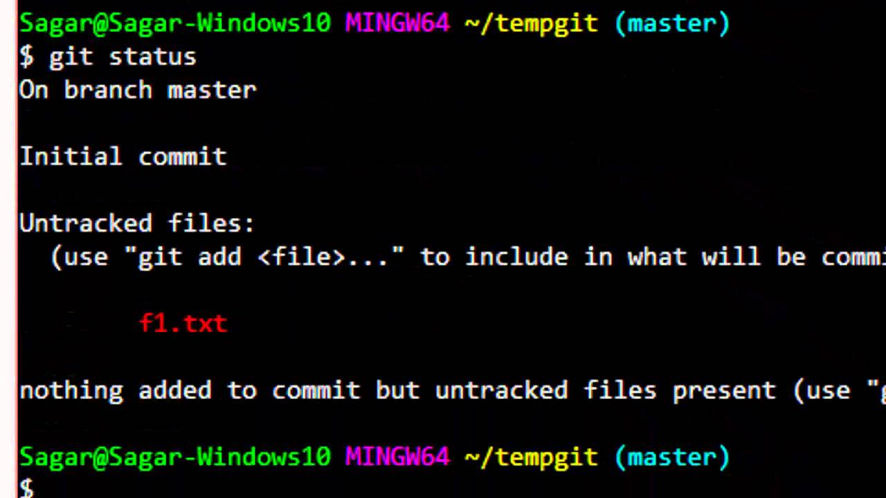 How to add files to index in GIT - YouTube