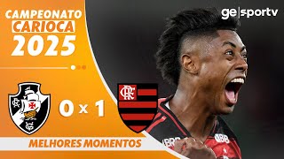 Thumbnail for VASCO 0 X 1 FLAMENGO | MELHORES MOMENTOS | CAMPEONATO CARIOCA 2025 | ge.globo