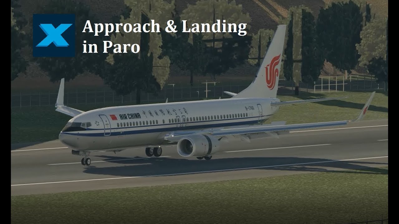 [X Plane 11] Landing at the most difficult airport in the world (Paro