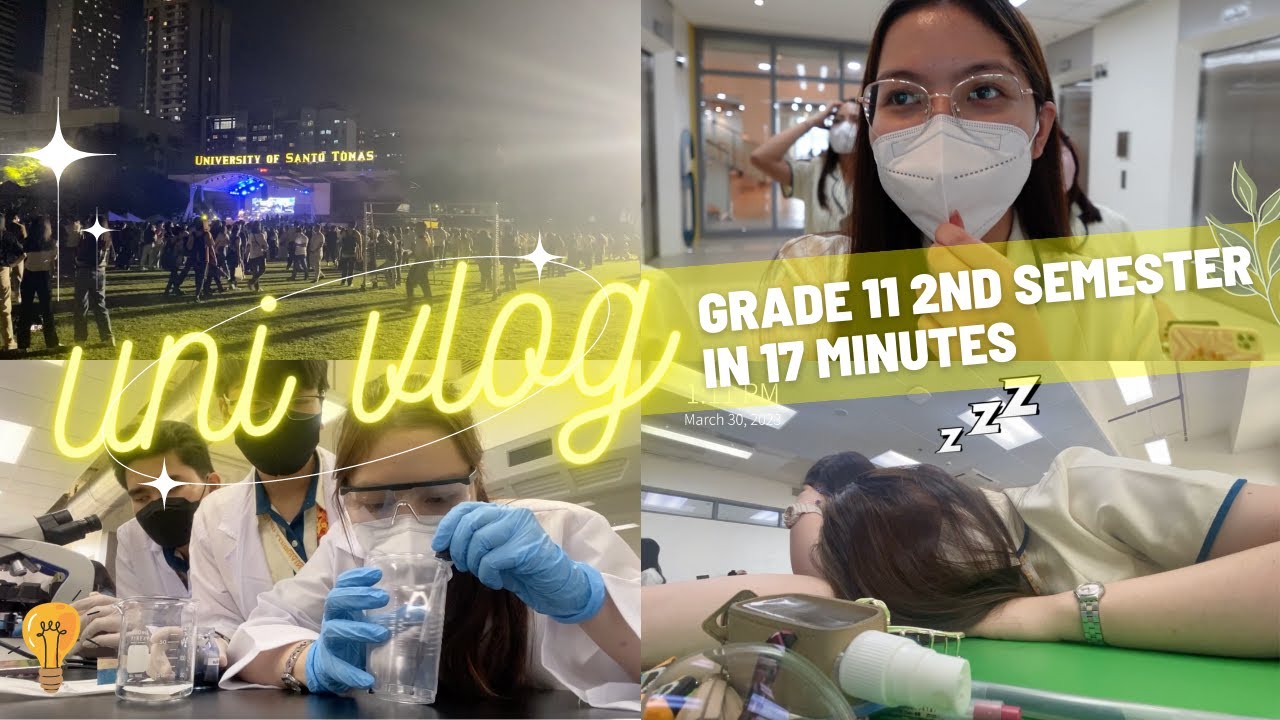 UNI VLOG🍃 A *realistic* Semester in UST SHS-Health Allied | lab experiments, ghost hunting, SHS week