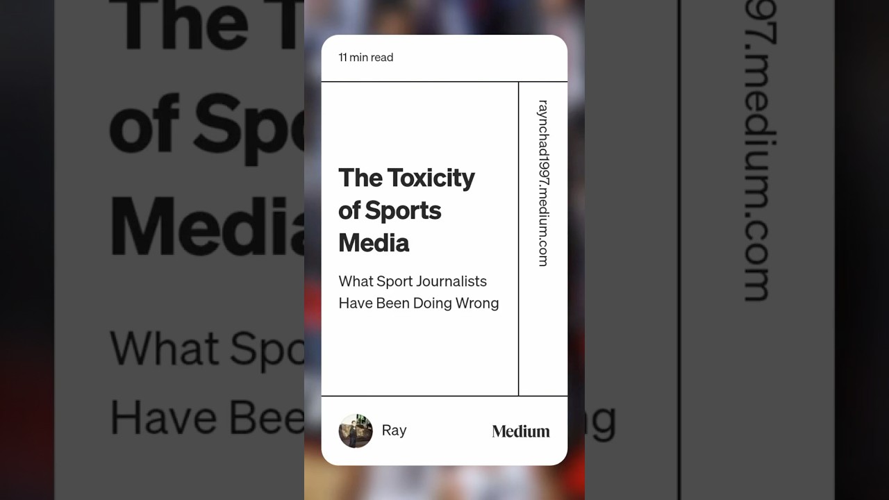 The Toxicity of Sports Media