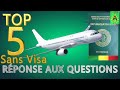 Top 5 pays maliens peuvent visiter sans visa et rpondre aux questions