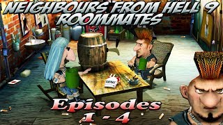 Neighbours From Hell 9 Roommates - Episodes 1-4 100% walkthrough