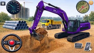 🔥Gameplay Pembangunan Jalan Kota Besar Terbaru 🚧 - Gameplay Android screenshot 4