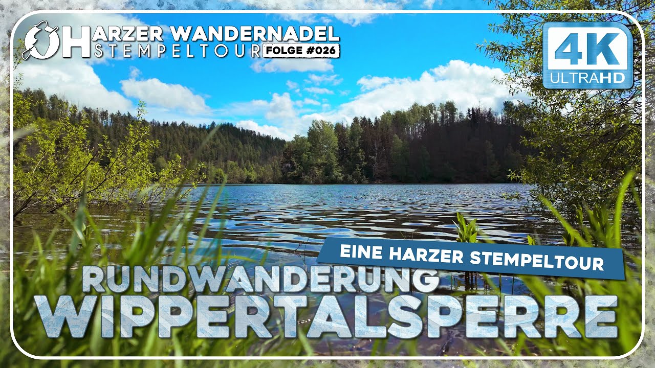 Rundwanderung Wippertalsperre - Eine Harzer Stempeltour, Stausee, Staumauer, Harzer Naturistenstieg