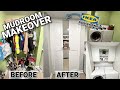 MUDROOM & LAUNDRY ROOM MAKEOVER using IKEA Pax System! | Sarah Rae Vargas
