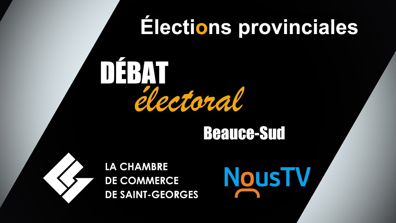 Débat des candidats à l'Élection provinciale, circonscription de Beauce
